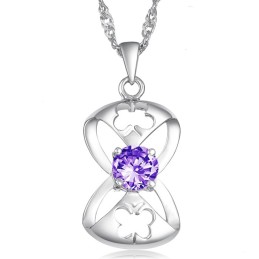 Colar Feminino De Titânio Com Revestimento De  E Formato De Borboleta, Grande Variedade