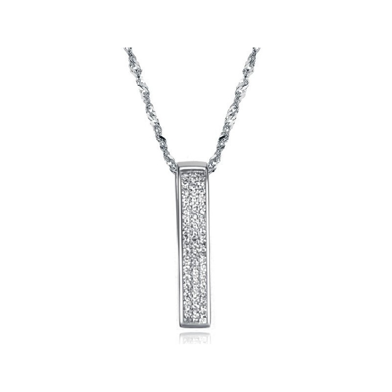 Colar Feminino De Titânio Com Banho De Platina E Grande Variedade