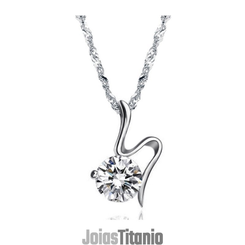 Colar De Titânio Com Revestimento De Platina Retrô Feminino De Alta Qualidade Colar De Titânio Com Revestimento De Platina Retrô Feminino De Alta Qualidade