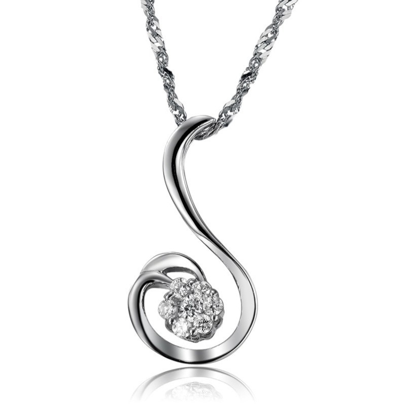 Colar De Titânio Com Revestimento De Platina Em Formato De Fênix Feminino De Alta Qualidade