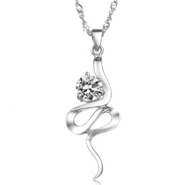 Colar De Titânio Com Revestimento De Platina Roxa E Strass Feminino De Reputação Confiável