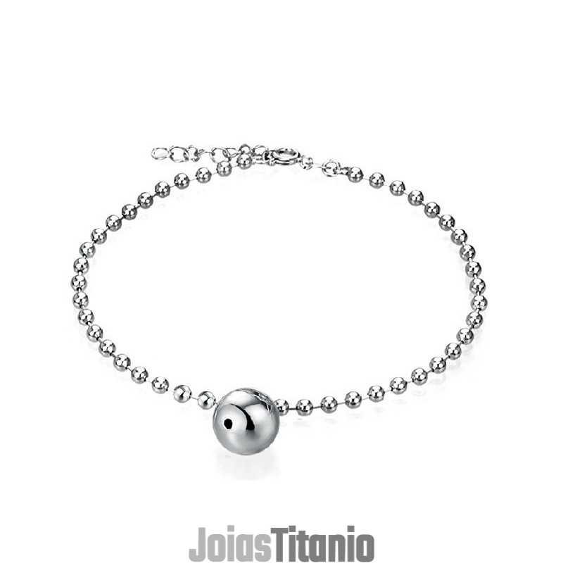 Tornozeleira Feminina De Titânio Com Revestimento De Platina De Qualidade Confiável Tornozeleira Feminina De Titânio Com Revestimento De Platina De Qualidade Confiável