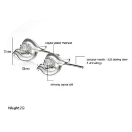 Brincos De Titânio Banhados A  Antialérgicos De Alta Qualidade Para Mulheres