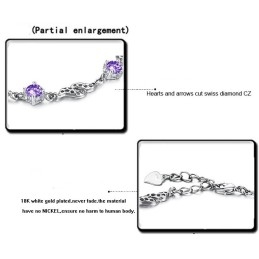 Pulseira Feminina De Titânio Com Revestimento De  Vazada E Diamante De Excelente Qualidade