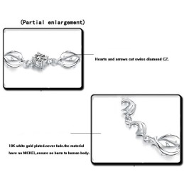 Pulseira De Titânio Banhada A  Em Formato De Golfinho Feminino Da Rainha Da Qualidade