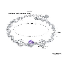 Pulseira De Titânio Banhada A  Em Formato De Golfinho Feminino Da Rainha Da Qualidade