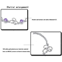 Pulseira Feminina De Titânio Com Revestimento De Platina E À Prova De Desbotamento, Grande Variedade