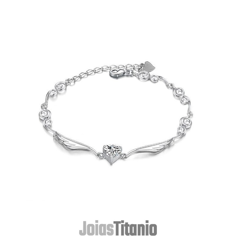 Pulseira Feminina De Titânio Com Revestimento De  De Excelente Qualidade