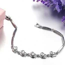 Pulseira Feminina De Titânio Banhada A , Vendendo Bem Em Todo O Mundo