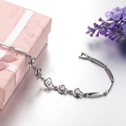 Pulseira Feminina De Titânio Banhada A , Vendendo Bem Em Todo O Mundo