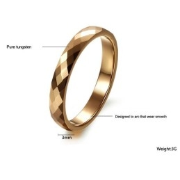 Anel Feminino De Cerâmica De Tungstênio Com Qualidade E Quantidade Garantidas