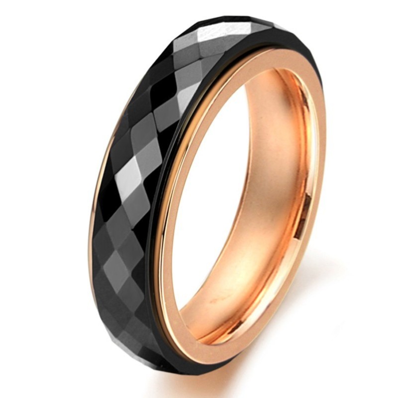 Anel De Cerâmica De Tungstênio Preto Com Ampla Variedade Anel De Cerâmica De Tungstênio Preto Com Ampla Variedade