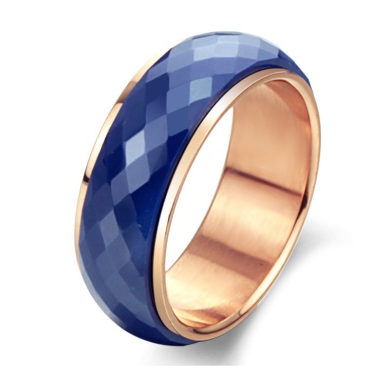 Anel De Cerâmica De Tungstênio Azul Completo Em Especificações Anel De Cerâmica De Tungstênio Azul Completo Em Especificações