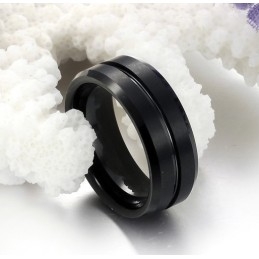 Anel Masculino Retrô De Cerâmica De Tungstênio, Famoso Por Sua Alta Qualidade