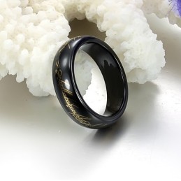 Anel De Cerâmica De Tungstênio Preto Com Qualidade E Quantidade Garantidas