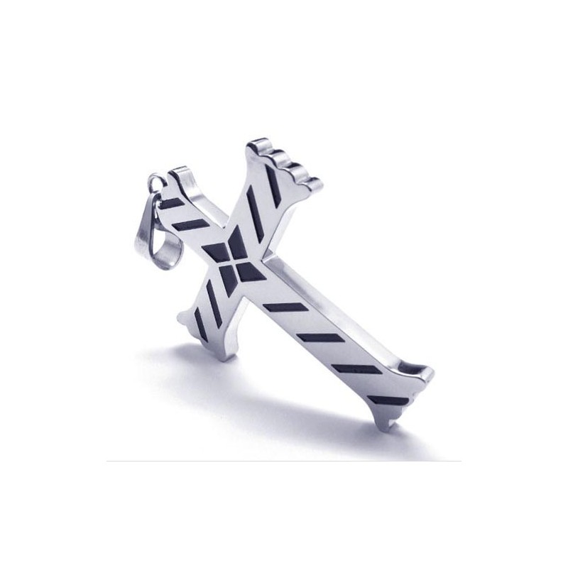 Novo Estilo De Pingente De Titânio Em Cruz Masculina - Chian Grátis