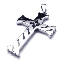 Novo Estilo De Pingente De Titânio Em Cruz Masculina - Chian Grátis