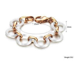 Para Desfrutar De Alta Reputação Em Casa E No Exterior Pulseira De Cerâmica De Tungstênio