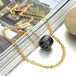 Colar De Cerâmica De Tungstênio Preto Feminino Para Desfrutar De Alta Reputação Em Casa E No Exterior