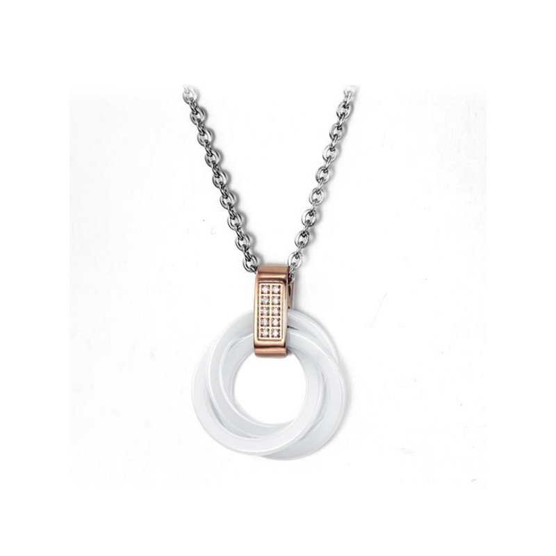 Colar De Cerâmica De Tungstênio De Qualidade Confiável Com Strass Colar De Cerâmica De Tungstênio De Qualidade Confiável Com Strass