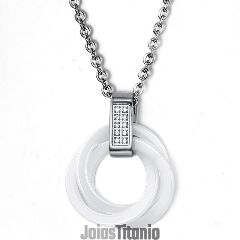 Colar De Cerâmica De Tungstênio Branco Com Qualidade E Quantidade Garantidas Colar De Cerâmica De Tungstênio Branco Com Qualidade E Quantidade Garantidas