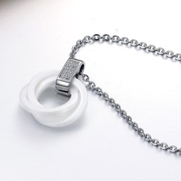 Colar De Cerâmica De Tungstênio Branco Com Qualidade E Quantidade Garantidas