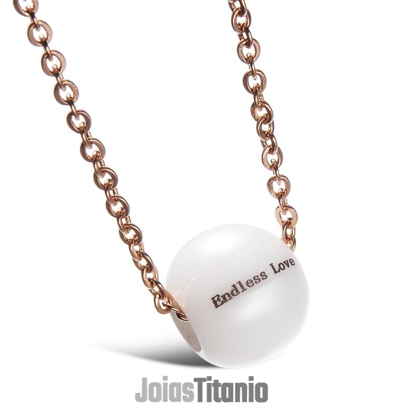 Colar Feminino Conciso De Cerâmica De Tungstênio Com Contas, Qualidade E Quantidade Garantidas Colar Feminino Conciso De Cerâmica De Tungstênio Com Contas, Qualidade E Quantidade Garantidas