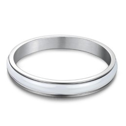 Pulseira De Cerâmica De Tungstênio Branca Masculina De Reputação Confiável