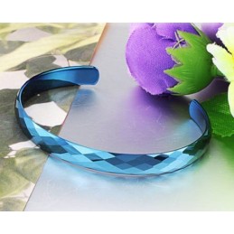 Pulseira De Cerâmica De Tungstênio Azul De Desempenho Confiável