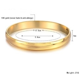 Pulseira Feminina Banhada A Ouro 18K De Grande Variedade