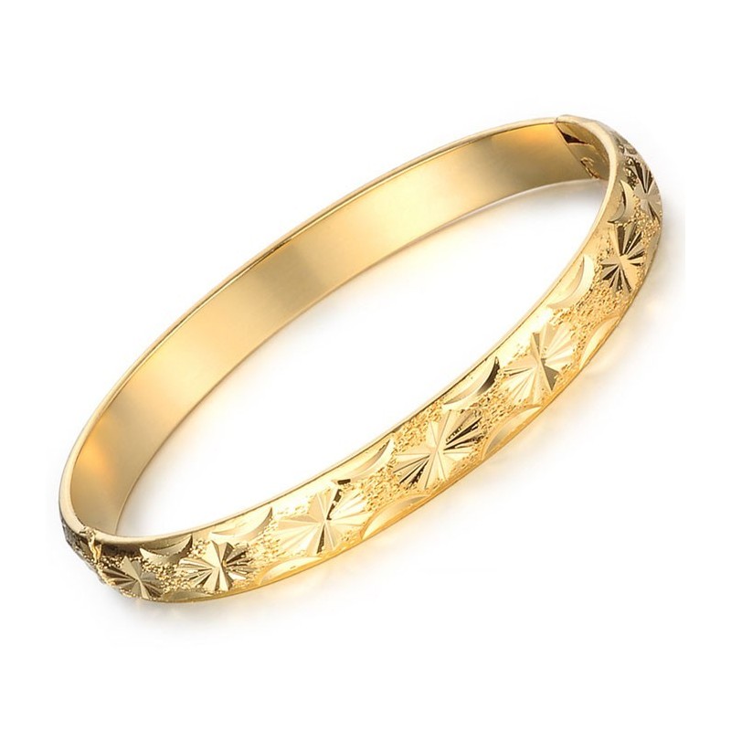 Pulseira Feminina Elegante De Alta Qualidade Banhada A Ouro 18K