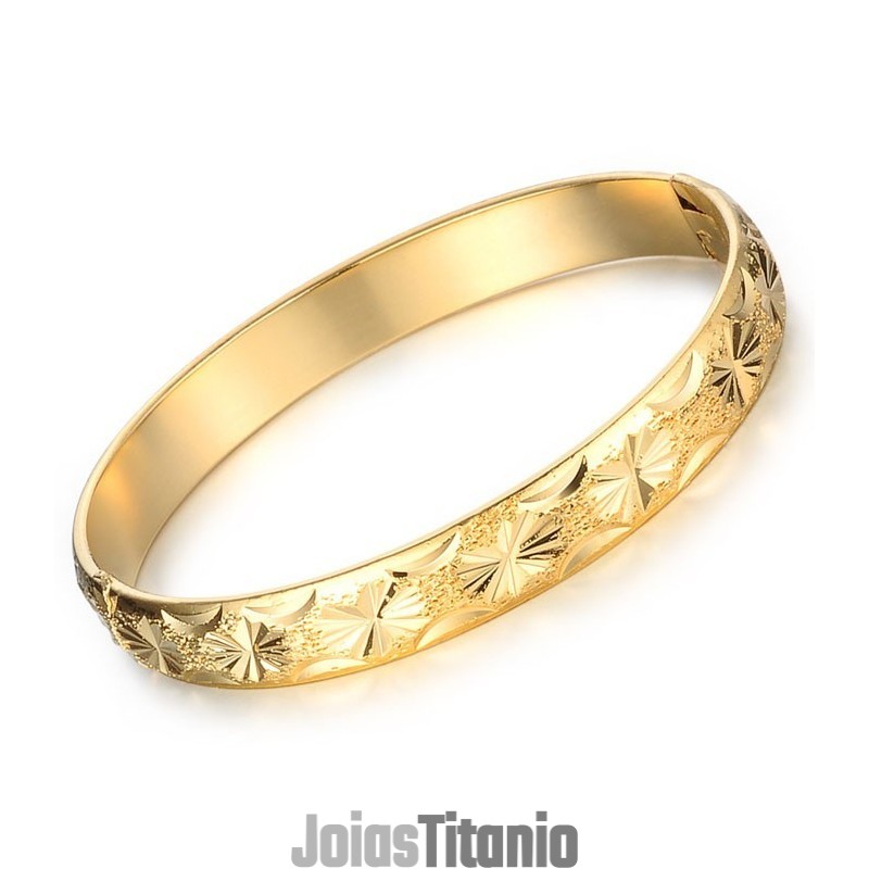 Pulseira Feminina Elegante Banhada A Ouro 18K De Qualidade Estável Pulseira Feminina Elegante Banhada A Ouro 18K De Qualidade Estável