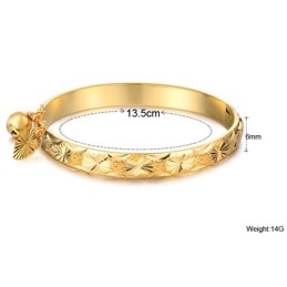 Pulseira Feminina Retrô Banhada A Ouro 18K De Qualidade Estável