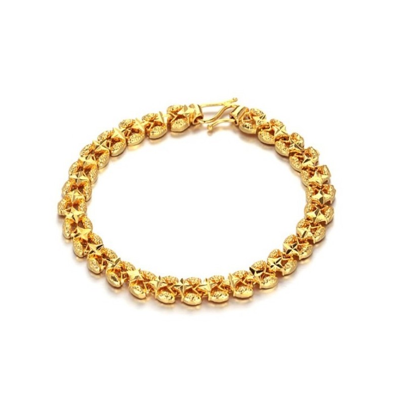 Pulseira Feminina Banhada A Ouro 18K Fácil De Usar Pulseira Feminina Banhada A Ouro 18K Fácil De Usar