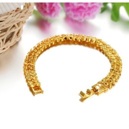 Pulseira Feminina Banhada A Ouro 18K De Qualidade Superior