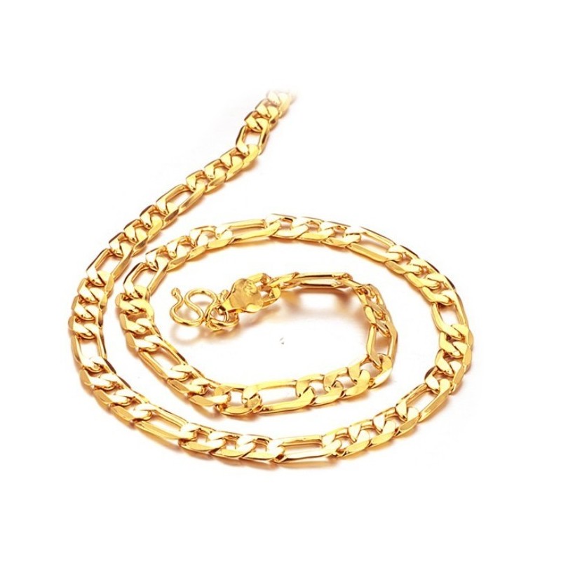 Colar Masculino O Font Banhado A Ouro 18K Com Desempenho Confiável Colar Masculino O Font Banhado A Ouro 18K Com Desempenho Confiável