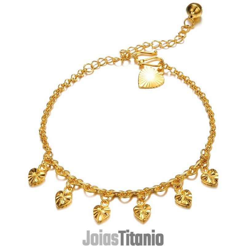 Tornozeleira Feminina Folheada A Ouro 18K Com Sino, Qualidade E Quantidade Garantidas Tornozeleira Feminina Folheada A Ouro 18K Com Sino, Qualidade E Quantidade Garantidas