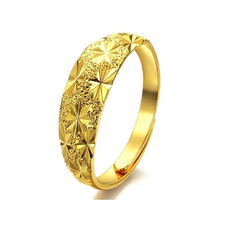 Anel Feminino Clássico Banhado A Ouro 18K De Qualidade Superior Anel Feminino Clássico Banhado A Ouro 18K De Qualidade Superior