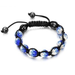 Pulseira De Cristal Em Formato De Bola Feminina Com Qualidade E Quantidade Garantidas
