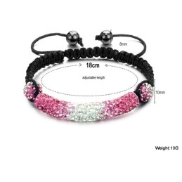 Pulseira De Cristal Em Formato De Bola Feminina Com Qualidade E Quantidade Garantidas