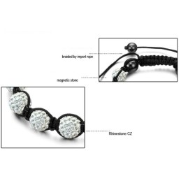 Pulseira De Cristal Feminina De Alta Qualidade Em Formato De Bola