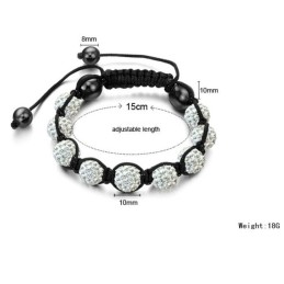 Pulseira De Cristal Feminina De Alta Qualidade Em Formato De Bola