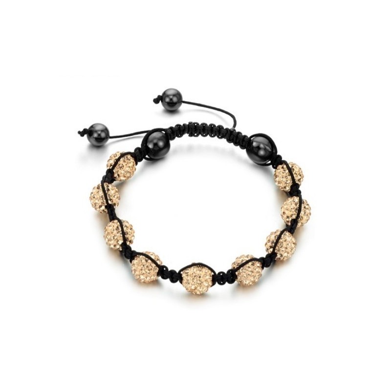 Pulseira De Cristal Em Formato De Bola Feminina De Qualidade Estável Pulseira De Cristal Em Formato De Bola Feminina De Qualidade Estável