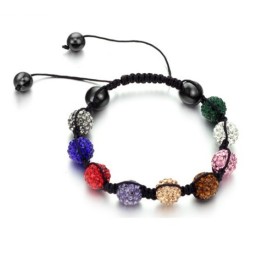 Pulseira De Cristal Em Formato De Bola Feminina De Qualidade Estável