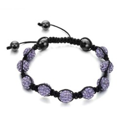 Pulseira De Cristal Em Formato De Bola Feminina De Qualidade Estável
