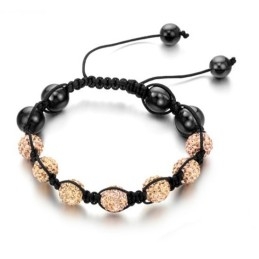 Pulseira De Cristal Em Formato De Bola Feminina Com Qualidade E Quantidade Garantidas