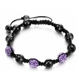 Pulseira De Cristal Em Formato De Bola Feminina De Reputação Confiável