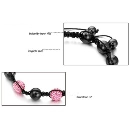 Pulseira De Cristal Feminina De Alta Qualidade Em Formato De Bola