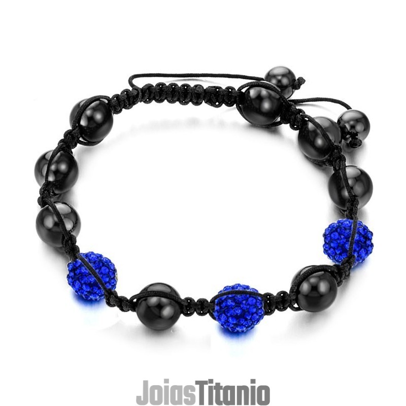 Pulseira De Cristal Feminina Em Formato De Bola De Qualidade Superior