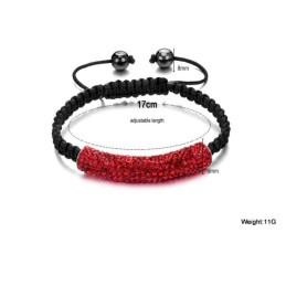 Pulseira De Cristal Em Formato De Bola Feminina De Qualidade Estável